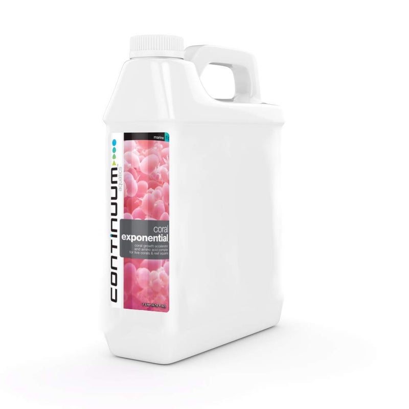 Continuum Aquatics Coral Exponential - Coral Growth Accelerator & Amino Acid Complex for Live Corals & Reef Aquaria, 2 Liter - Image 1